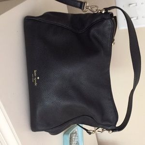 Beautiful black soft pebble leather purse.